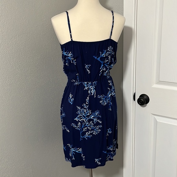 Old Navy Coral Print Spaghetti Strap Sleeveless Mini Dress - Picture 6 of 16